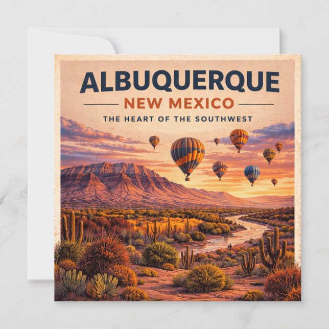 Notes sur les ballons d'Albuquerque du Sud-Ouest (Devant)