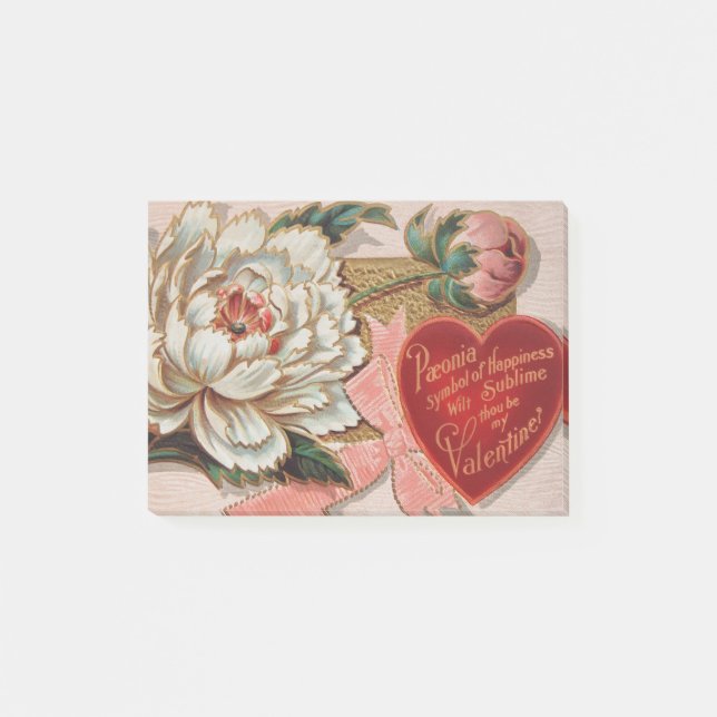 Notes vintages Valentine Post-It (Devant)