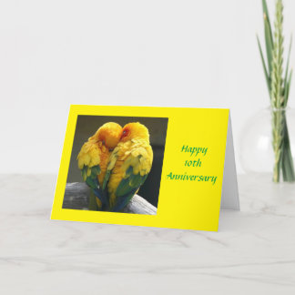 **NOTRE 10e ANNIVERSAIRE MARIAGE** Carte