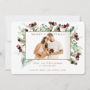 Notre 1er Noël en famille de 3 photos