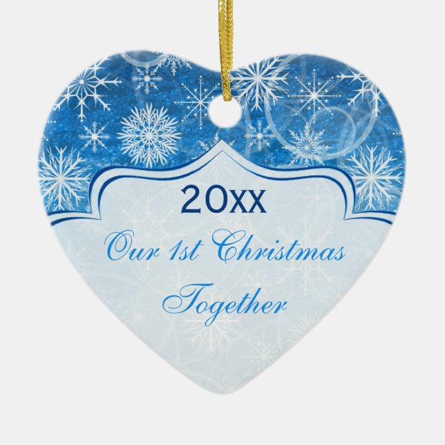 Notre 1er ornement de garde de Noël (Devant)