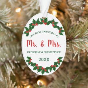 Notre 1ère Noël Mistletoe Berry Holiday