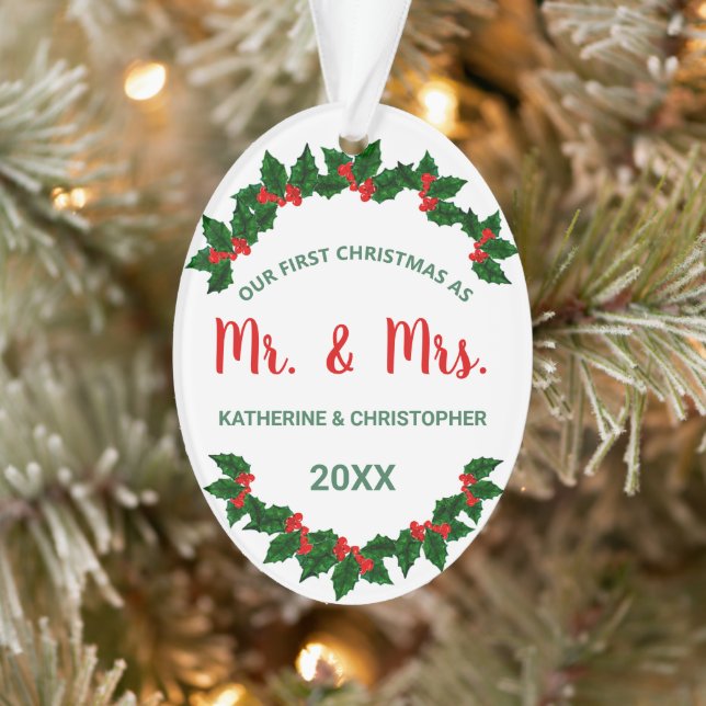 Notre 1ère Noël Mistletoe Berry Holiday (Arbre)