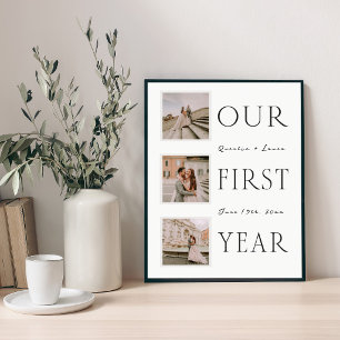 Notre Affiche de Photo de Mariage de la Première A