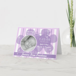 Notre ange Customisé Faire-part de naissance bébé