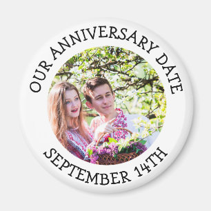 Notre Anniversaire Date Magnet de rappel personnal