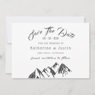 Notre Aventure Commence À Économiser La Date Carte