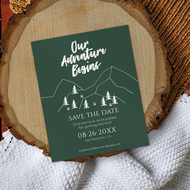 Notre Aventure Commence Le Mariage Forestier Écono (Créateur téléchargé)