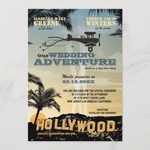 Notre aventure de mariage - faire-part de mariage