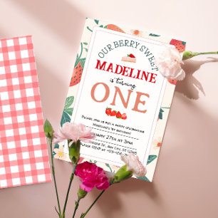 Notre Berry Sweet Invitation Anniversaire