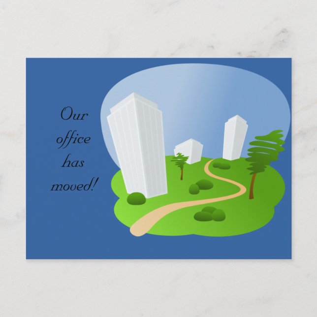 Notre bureau a été transféré des cartes (Devant)