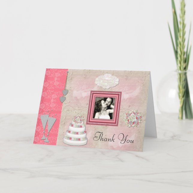 Notre cadre photo Mariage Merci (Devant)