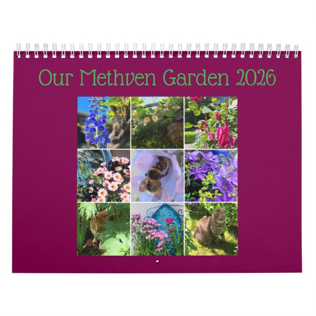 Notre calendrier de jardin Methven 2026 (Protection)