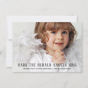 Notre Carte de voeux Little Angel Full Photo Holid