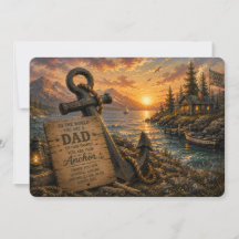Notre carte plate pour la fête des pères Our Ancho