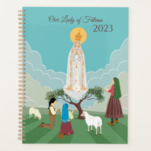 Notre-Dame de Fatima et les trois bergers