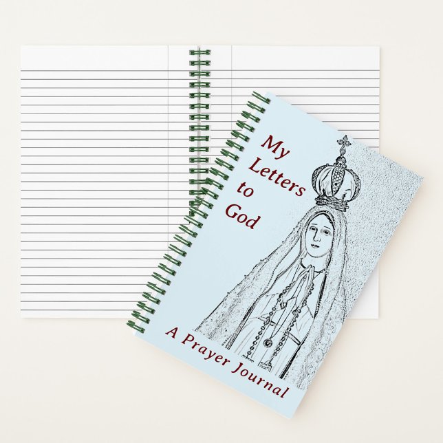 Notre-Dame de Fatima Prayer Journal Cahier Spirale (Créateur téléchargé)