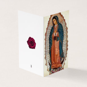 Notre Dame de Guadalupe Condolence Merci Cartes