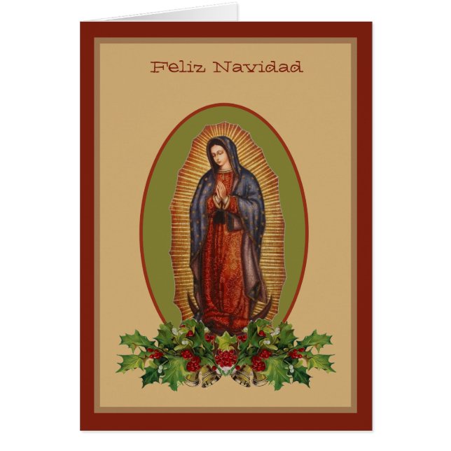 Notre-Dame de Guadalupe Vierge Marie Feliz Navidad (Devant)