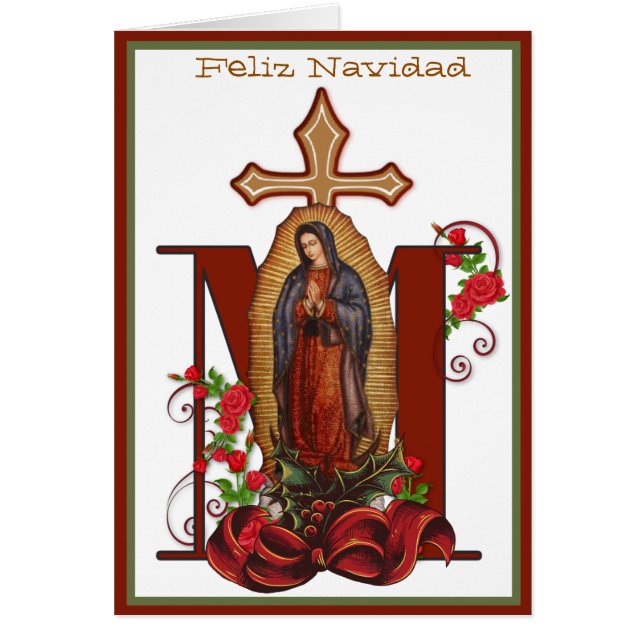 Notre-Dame de Guadalupe Vierge Marie Feliz Navidad (Devant)