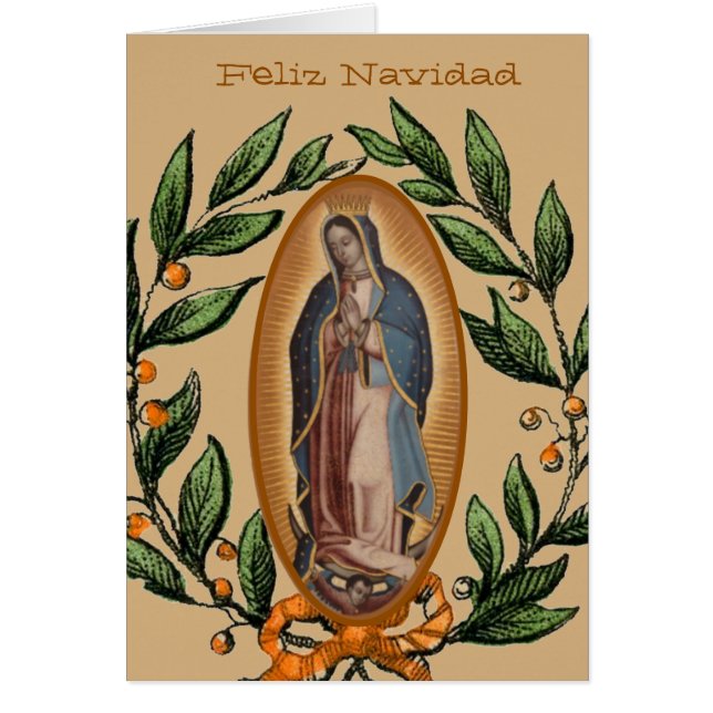 Notre-Dame de Guadalupe Vierge Marie Feliz Navidad (Devant)