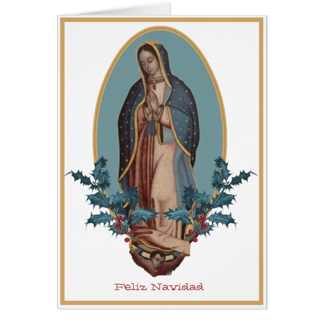 Notre-Dame de Guadalupe Vierge Marie Feliz Navidad (Devant)