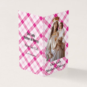 Notre-Dame Mère de la Miséricorde Prière Carte