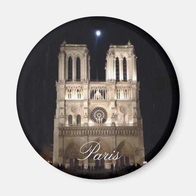 Notre Dame Night Magnet (Devant)