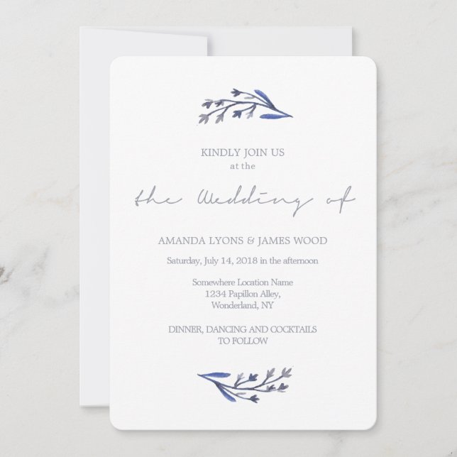 NOTRE Faire-part de mariage D'HISTOIRE (Devant)