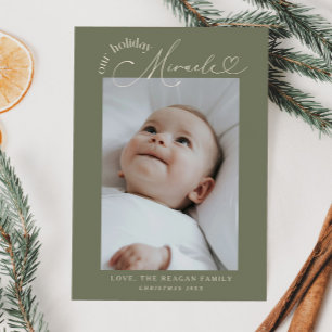 Notre Faire-part de naissance de vacances Miracle 