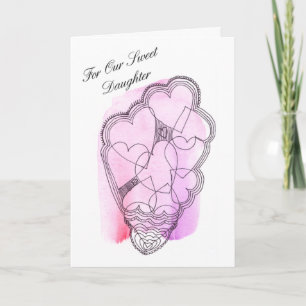 Notre Fille Douce, Une Carte Valentine