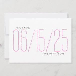 Notre grand jour Enregistrer la carte Date