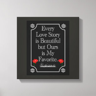 Notre histoire d'amour — Toile