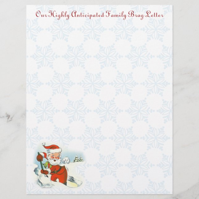 Notre lettre de vantardise familiale tant attendue (Devant)