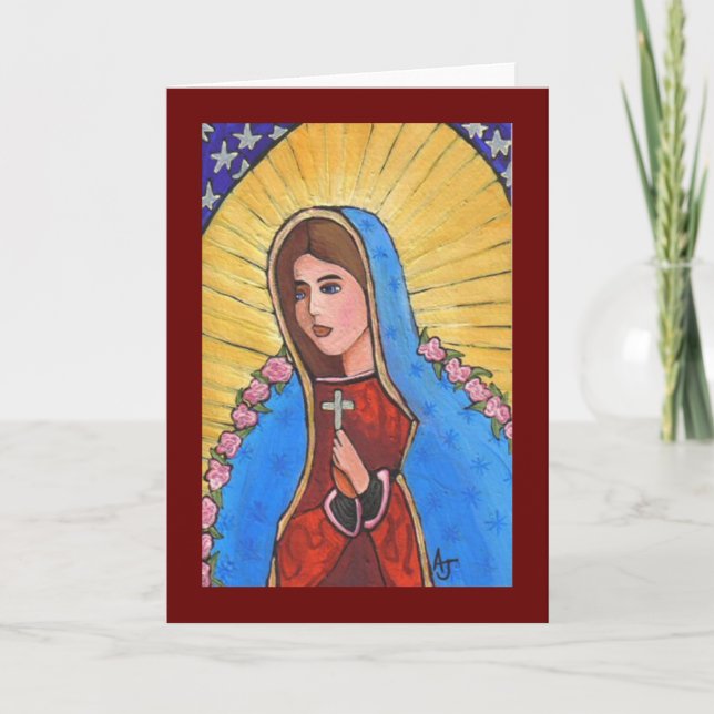 Notre Madame de Guadalupe - carte de voeux (Devant)