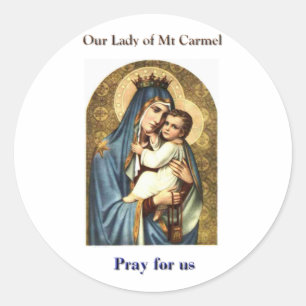 Notre Madame des autocollants de Mt Carmel