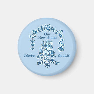 Notre magnet graphique de nouvelle maison