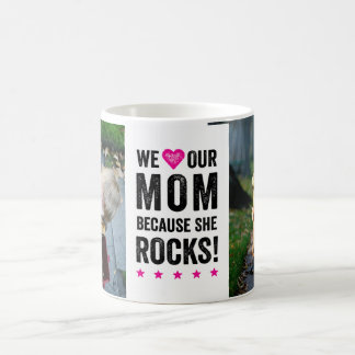 Notre Maman Rocks Photo Mug