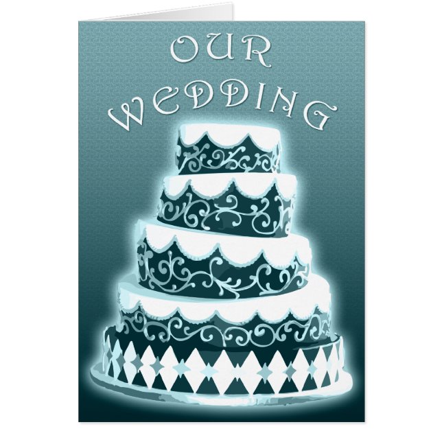 Notre Mariage : Blue Cake : (Devant)