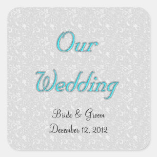 NOTRE MARIAGE ENVELOPPE SEAL STICKERS MODÈLE