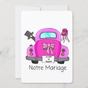 Notre Mariage - faire-part de mariage française