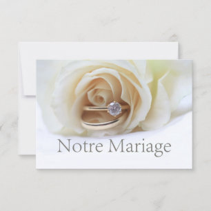 Notre Mariage - faire-part de mariage française