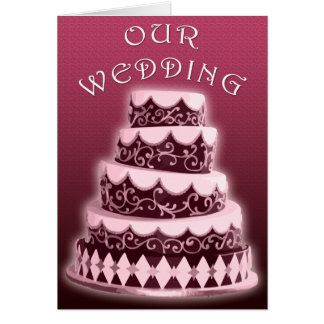 Notre Mariage : Gâteau rose :