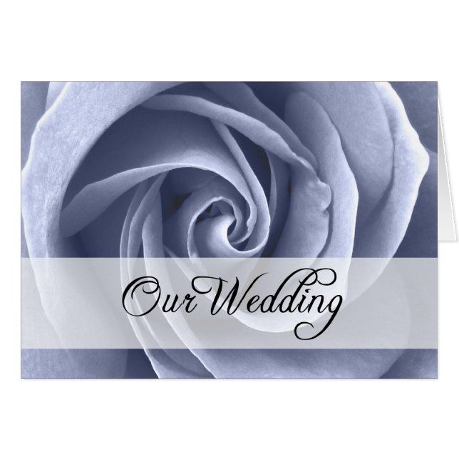 Notre Mariage : Rose pourpre : (Devant horizontal)