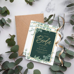 Notre Mariage Verdure QR CODE DE MARIAGE espagnol