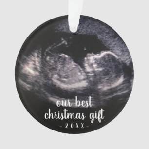 Notre meilleur cadeau de Noël Cute Blue Ultrasound