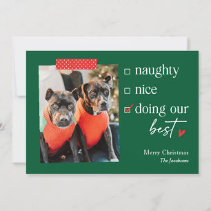 Notre meilleure carte de Noël à COLORIER EDITABLE