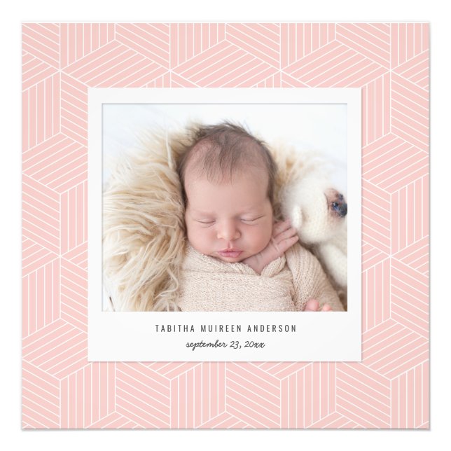 Notre monde entier photo instantanée géométrique (Devant)