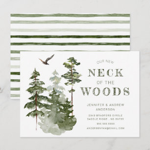 Notre nouveau cou des bois Faire-part de déplace