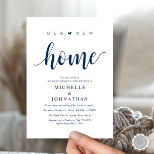 Notre nouvelle maison, Cartes d'invitation pour la